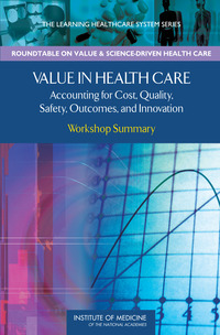 Cover Image:Value in Health Care