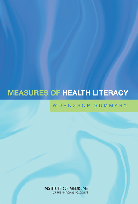 Cover: Measures of Health Literacy: Workshop Summary