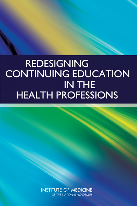 Cover:Redesigning Continuing Education in the Health Professions