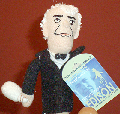 Cover: Edison Finger Puppet