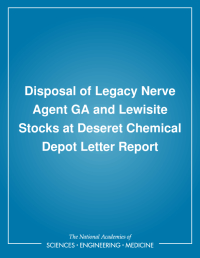 Disposal of Legacy Nerve Agent GA and Lewisite Stocks at Deseret Chemical Depot: Letter Report