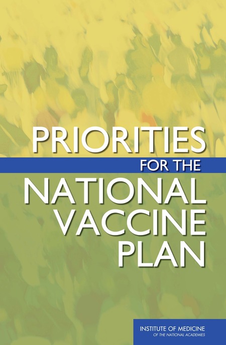 Priorities for the National Vaccine Plan