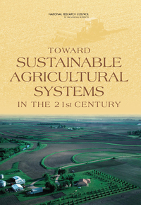 Cover Image: Toward Sustainable Agricultural Systems in the 21st Century