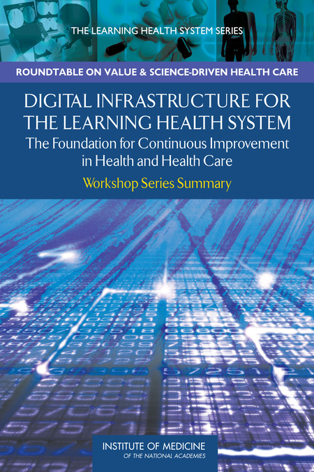 Cover: Digital Infrastructure for the Learning Health System: The Foundation for Continuous Improvement in Health and Health Care: Workshop Series Summary