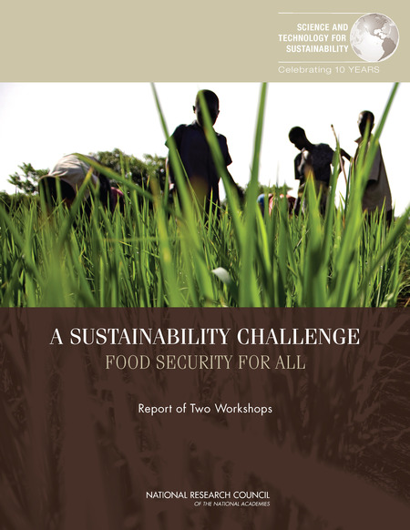 Cover: Measuring Food Insecurity and Assessing Sustainability of Global Systems: Report of a Workshop
