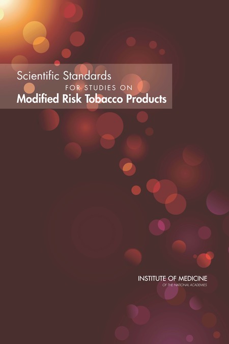Cover: Scientific Standards for Studies on Modified Risk Tobacco Products