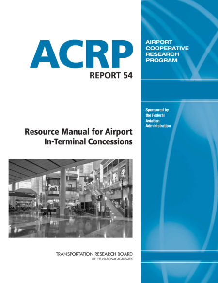 Resource Manual for Airport In-Terminal Concessions