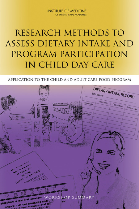 Research Methods to Assess Dietary Intake and Program Participation in Child Day Care: Application to the Child and Adult Care Food Program: Workshop Summary