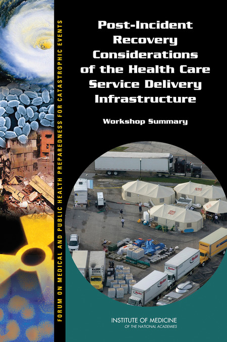 Cover:Post-Incident Recovery Considerations of the Health Care Service Delivery Infrastructure: Workshop Summary