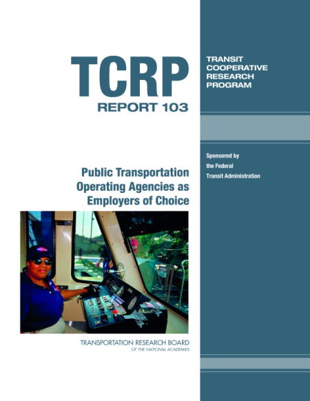 Public Transportation Operating Agencies as Employers of Choice
