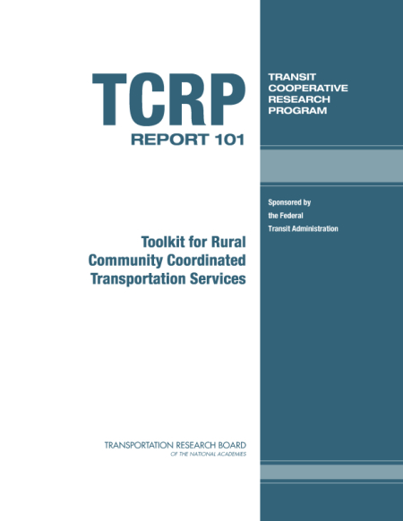 Toolkit for Rural Community Coordinated Transportation Services