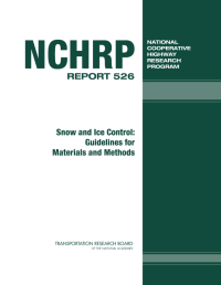 Snow and Ice Control: Guidelines for Materials and Methods