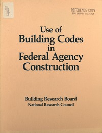 Use of Building Codes in Federal Agency Construction