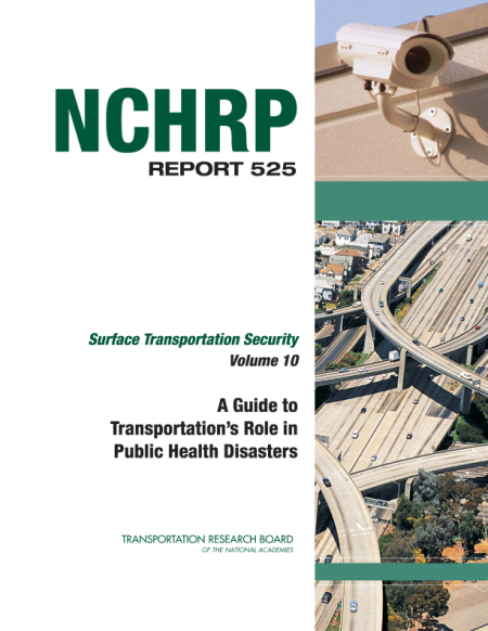 Cover: A Guide to Transportation's Role in Public Health Disasters