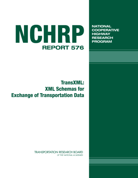 TransXML: XML Schemas for Exchange of Transportation Data