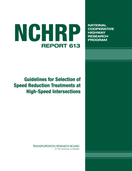 Guidelines for Selection of Speed Reduction Treatments at High-Speed Intersections
