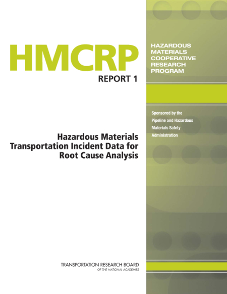Hazardous Materials Transportation Incident Data for Root Cause Analysis