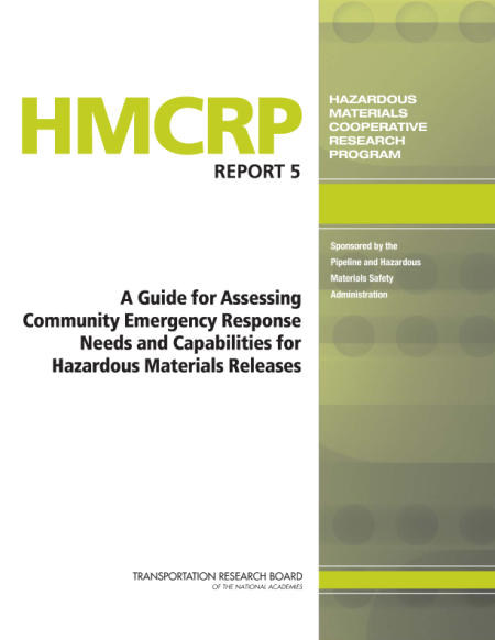A Guide for Assessing Community Emergency Response Needs and Capabilities for Hazardous Materials Releases