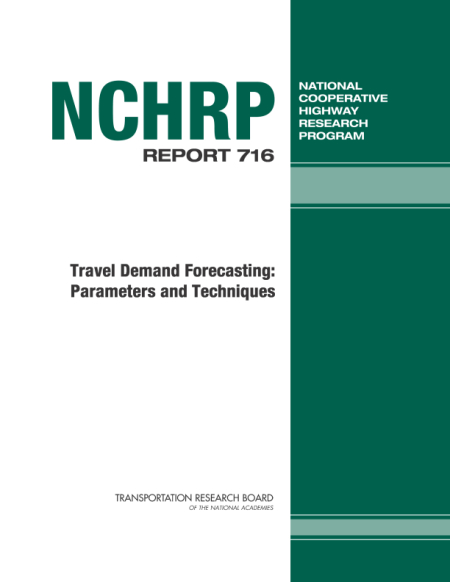 Travel Demand Forecasting: Parameters and Techniques