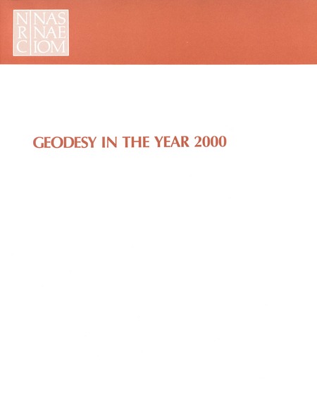 Cover:Geodesy in the Year 2000