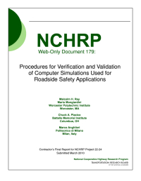 Procedures for Verification and Validation of Computer Simulations Used for Roadside Safety Applications