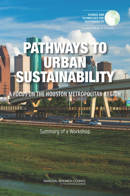 Cover: Pathways to Urban Sustainability: A Focus on the Houston Metropolitan Region: Summary of a Workshop