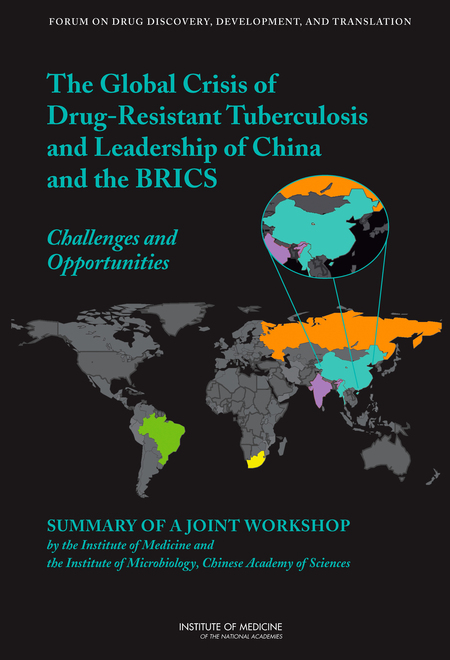The Global Crisis of Drug-Resistant Tuberculosis and Leadership of China and the BRICS: Challenges and Opportunities: Summary of a Joint Workshop by the Institute of Medicine and the Institute of Microbiology, Chinese Academy of Sciences