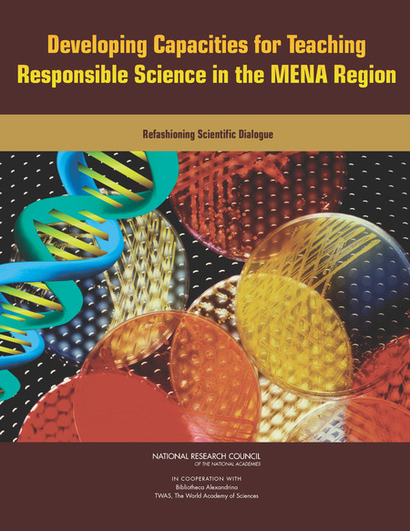 Cover: Developing Capacities for Teaching Responsible Science in the MENA Region: Refashioning Scientific Dialogue