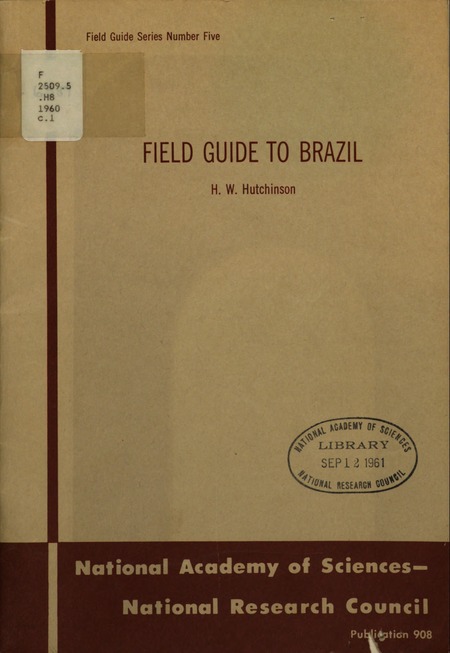 Cover: Field Guide to Brazil