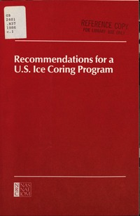Cover Image: Recommendations for a U.S. Ice Coring Program