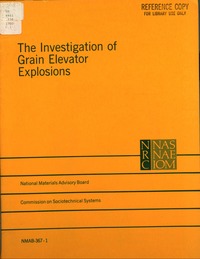 Cover Image:Investigation of Grain Elevator Explosions