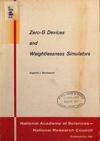 Zero-G Devices and Weightlessness Simulators