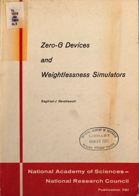 Zero-G Devices and Weightlessness Simulators