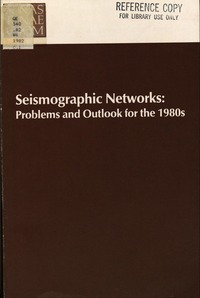 Cover Image: Seismographic Networks