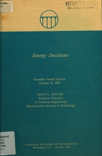 Cover Image:Energy Decisions