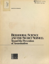 Cover Image:Behavioral Science and the Secret Service
