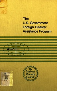 Cover Image: U.S. Government Foreign Disaster Assistance Program