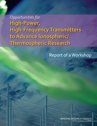 Cover Image: Opportunities for High-Power, High-Frequency Transmitters to Advance Ionospheric/Thermospheric Research