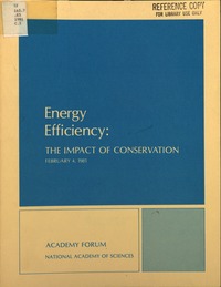 Energy Efficiency: The Impact of Conservation