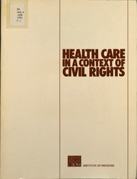 Cover Image: Health Care in a Context of Civil Rights