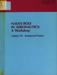 Cover Image: NASA'S Role in Aeronautics