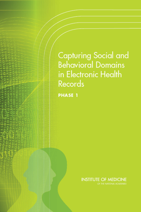 Cover: Capturing Social and Behavioral Domains in Electronic Health Records: Phase 1