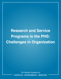 Research and Service Programs in the PHS: Challenges in Organization