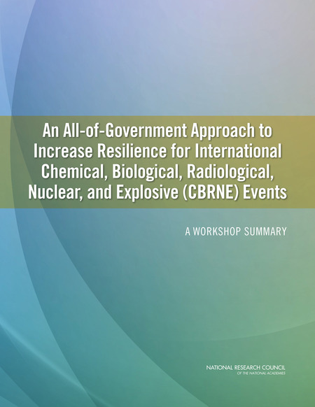 Cover: An All-of-Government Approach to Increase Resilience for International Chemical, Biological, Radiological, Nuclear, and Explosive (CBRNE) Events: A Workshop Summary