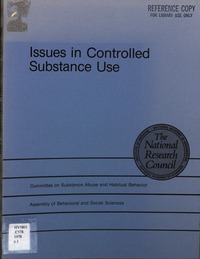 Cover Image: Issues in Controlled Substance Use