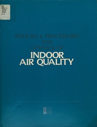 Policies & Procedures for Control of Indoor Air Quality