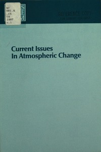 Cover Image: Current Issues in Atmospheric Change