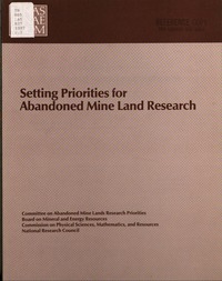 Cover Image: Setting Priorities for Abandoned Mine Land Research