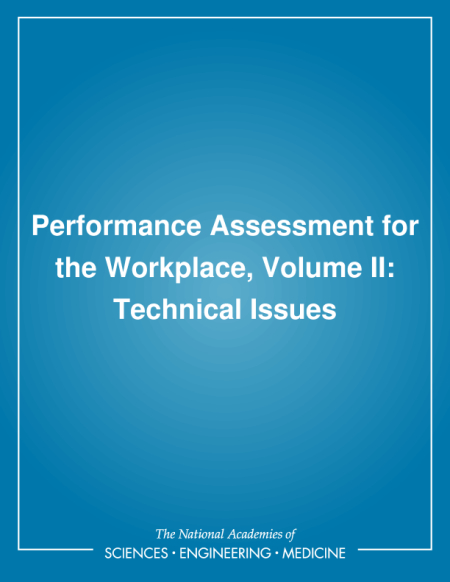 Cover: Performance Assessment for the Workplace, Volume II: Technical Issues