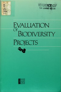 Cover Image: Evaluation of Biodiversity Projects